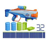 Nerf Elite Junior Rookie Pack Easy Play Toy Foam Blaster 32 Nerf Elite Darts 4 Targets Nerf Blasters for Kids Outdoor Games Ages 6 & Up (Amazon E