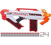 Nerf F4929 Ultra Speed Motorised Blaster, Compatible with Ultra Darts, Multicolor, 24 AccuStrike Darts