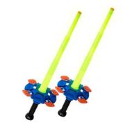 Nerf Fencing Duel Set - Light Up Soft Foam Sword Game with Hand Guard Targets, Indoor & Outdoor Safe Play for Kids and Families