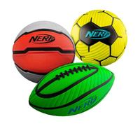 Nerf Foam Ball Set Proshot Multisport Mini Football Soccer Ball & Basketball