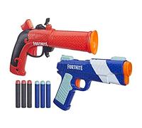 Nerf Fortnite Dual Pack Includes 2 Fortnite Blasters and 6 Nerf Elite Darts