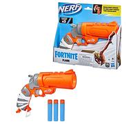 Nerf Fortnite Flare Dart Blaster, Break-Open Dart Loading, 3 Nerf AccuStrike Mega Darts, Pull-Down Priming Handle