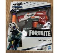 Nerf Fortnite Micro TS MicroShot Blaster Gun with 2 Foam Darts