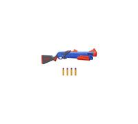Nerf Fortnite Pump SG Blaster Pump Action Mega Dart Blasting Breech Load 4 For Youth, Teens, Adults, Multicolor, Big