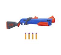 Nerf Fortnite Pump SG Blaster Pump Action Mega Dart Blasting Breech Load 4 For Youth, Teens, Adults, Multicolor, Big