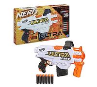 Nerf Hasbro Ultra Amp Motorised Blaster, 6-Dart Clip, 6 Ultra Darts, Only Compatible Ultra Darts, Multicolor, 28.6 x 27.3 x 45.1 cm, N-A