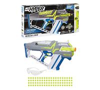Nerf Hyper Mach-100 Fully Motorised Blaster - Includes 80 Nerf Hyper Rounds, Up To 110 FPS Velocity, Easy Reload, Holds Up to 100 Rounds. Age 14+