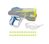 Nerf Hyper Rush-40 Pump-Action Blaster and 30 Nerf Hyper Rounds, 110 FPS Velocity, Easy Reload, 40-Round Capacity