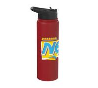 Nerf Logo Blue Stainless Steel Insulated Water Bottle
