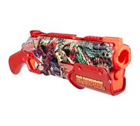 Nerf Marvel Deadpool Blaster, 16 Nerf Rival Accu-Rounds, Pump Action, Breech Load, Gifts for Teens, 14+