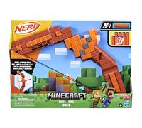 Nerf Minecraft Bow Dart Blaster Pull-Back String Priming 8 N1 Darts Compatible Only N1 Dart Blasters Ages 8+
