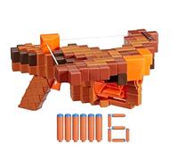 Nerf Minecraft Pillager's Crossbow Dart Blaster, 6 Dart Capacity, Ages 8+