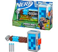 Nerf Minecraft Stormlander Dart-Blasting Hammer, Fires 3 Darts, Includes 3 Nerf Elite Darts, Pull-Back Priming Handle Multicolor 5010993948758