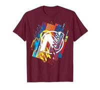 Nerf N Logo Glitched T-Shirt, Men, Burgundy, Small