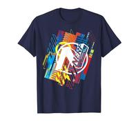 Nerf N Logo Glitched T-Shirt, Men, Navy Blue, 4X-Large
