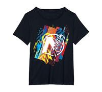 Nerf N Logo Glitched T-Shirt, Women's Plus, Black, 1X