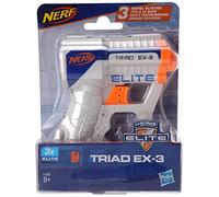 Nerf N-Strike Elite Triad EX-3 Blaster Compact 3-Dart Blaster