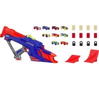 Nerf Nitro MotoFury Rapid Rally Includes 9 Cars + Ramps and Obstacles