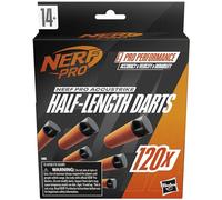 NERF Pro AccuStrike Half-Length Darts, 120 Darts for Nerf Pro Stryfe X Dart Blaster & AccuStrike Half-Length Dart Magazines, 14+