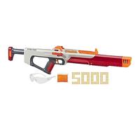 Nerf Pro Gelfire Ghost Bolt Action Blaster, Removable Boost Barrel, 5000 Gel Rounds, 100 Round Integrated Hopper, Eyewear, Ages 14 & Up
