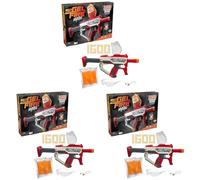 Nerf Pro Gelfire Mythic Blaster, 1,600 Gelfire Rounds, Hopper, Rechargeable Battery, Eyewear (Pack of 3)