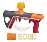 Nerf Pro Gelfire Quadrant Blaster, 150 FPS, 5,000 Gelfire Rounds, 4 Round Slam Fire, 400 Round Hopper, Eyewear, Ages 14+