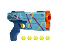 Nerf Rival Kronos XVIII-500 Blaster, Breech-Load, 5 Rival Rounds, Spring Action, 90 FPS Velocity, Teal Color Design (Amazon Exclusive), (F4730)