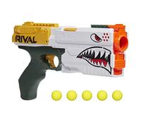 Nerf Rival Kronos XVIII-500 Blaster, Breech-Load, 5 Rival Rounds, Spring Action, 90 FPS Velocity, White Color Design (Amazon Exclusive),F4729