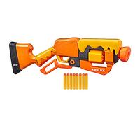 NERF Roblox Adopt Me!: Bees! Lever Action Dart Blaster, Rotating 8-Dart Drum, 8 Elite Darts, Code to Unlock in-Game Virtual Item