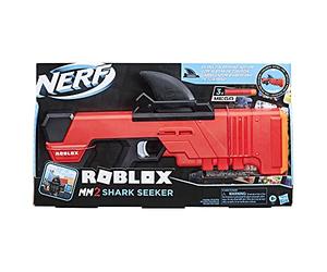 Nerf Roblox MM2 Shark Seeker Dart Blaster Shark Fin Action 3 Mega Darts Code to Activate Virtual In-Game Item F2489EU4