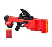 NERF Roblox MM2: Shark Seeker Dart Blaster, Shark-Fin Priming, 3 Mega Darts, Code to Unlock in-Game Virtual Item