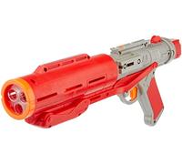 Nerf Star Wars Imperial Death Trooper Deluxe Dart Blaster, The Mandalorian, Blaster Sounds, Light Effects, 3 Glow-in-the-Dark Nerf Darts