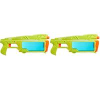 Nerf Super Soaker Dunk-Fill+ Water Blaster | Easy Instant Fill Tank, Just Dunk & Go | 358 Millilitre Tank | Water Toys for Ages 6+, Blue, Orange (Pack of 2)