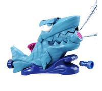 Nerf Super Soaker Hop & Chomp Water Toy| Sprays Streams of Water | Chomping Jaws | Attaches to Garden Hose | Kids Outdoor Sprinkler Toys | Ages 3+, Primary Color