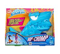 Nerf Super Soaker Hop & Chomp Water Toy| Sprays Streams of Water | Chomping Jaws | Attaches to Garden Hose | Kids Outdoor Sprinkler Toys | Ages 3+, Primary Color