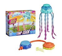 Nerf Super Soaker Stomp & Soak Water Toy| Jellyfish Launches Into the Air & Sprays Water | Attaches to Garden Hose | Kids Outdoor Sprinkler Toys & Gifts | Ages 4+, Yellow