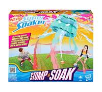 Nerf Super Soaker Stomp & Soak Water Toy| Jellyfish Launches Into the Air & Sprays Water | Attaches to Garden Hose | Kids Outdoor Sprinkler Toys & Gifts | Ages 4+, Yellow