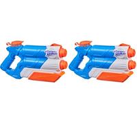 Nerf Super Soaker Twin Tide Water Blaster, Pump Action, Outdoor Water Toy (Pack of 2)