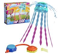 Nerf Super Soaker Stomp & Soak Water Toy| Jellyfish Launches Into the Air & Sprays Water | Attaches to Garden Hose | Kids Outdoor Sprinkler Toys & Gifts | Ages 4+, Yellow