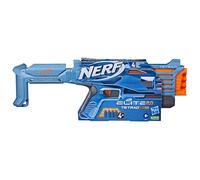 Nerf Toy Gun Elite Tetrad 2.0, Small, Multicolored, Unisex Kid, Birthday, Plastic, 0.18 kg, Sport Theme, Max Range 10m