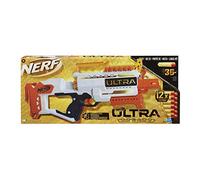Nerf Ultra Dorado Motorised Blaster, Gold Accents, Fast-Back Loading, 12 Darts, Compatible Only Ultra Darts, 7.62 x 63.5 x 26.67 cm, F2017