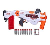 Nerf Ultra Focus Motorized Blaster, 10 AccuStrike Ultra Darts, Clip, Stock, Compatible Only with Nerf Ultra Darts Amazon Exclusive