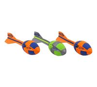 Nerf Vortex Children’s Unisex Aero Howler Football, 2 x Orange and 1 x Green, 32 cm
