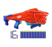 NERF Wild Lionfury Easy Play Dart Blaster 16 Nerf Elite Darts Nerf Blaster Lion Toys for 6 Year Old Boys & Girls & Up Outdoor Toys