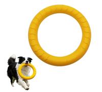nerhemg Dog Ring Toy,Dog Frisbee for Throwing Catching,Bite-resistant Flying Disc Teething Ball Chew Toy Tug-of-War Ring for Large Dogs Training Throw And Fetch Outdoor Interactive Play (B)