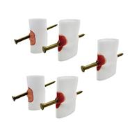 nerhemg Halloween Blood Bandage, 5pcs Nail Through Finger Toys for Halloween A
