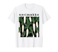 Nerima Scandinavian Design T-Shirt - Finland Nature Fields Agriculture Daikon Vegetables Big City Tokyo 23 Wards T-Shirt