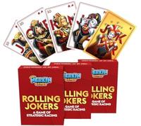 Nerkin Games Rolling Jokers 3-Deck Set - Stunning Cards Compatible with Jokers and Marbles Board Game, Ideal for Expanded Gameplay or as a Gift for Players with Their Own Boards