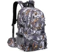 Nerlion 40L Hiking Backpack Travel Backpack for Men Women Camping Waterproof Outdoor Hiking Daypack Lightweight Backpack, A9- Yellow Leaves, 40L US, Hiking Backpack