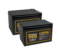 Nermak LiFePO4 Deep Cycle Batteries 12V 12Ah Over 2000 Rechargeable Lithium Cycles Iron Phosphate for Solar Energy UPS Lighting Electric Wheels Search Engine